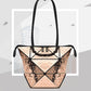 Trendy Lingge Deformed Female Bag