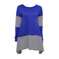 Cross-border Spring New Women's Clothing Hit Color Stripe Female Trend