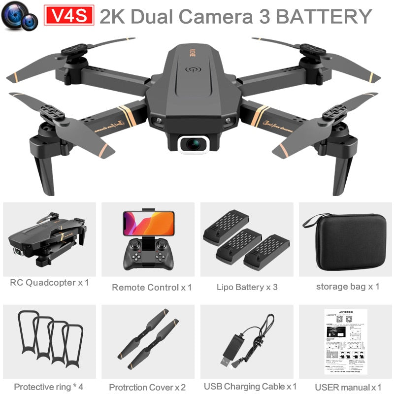 WIFI Quadcopter Drone W/live video & 4K/1080P HD