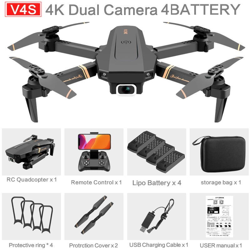 WIFI Quadcopter Drone W/live video & 4K/1080P HD