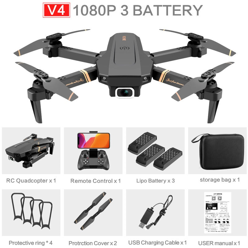 WIFI Quadcopter Drone W/live video & 4K/1080P HD