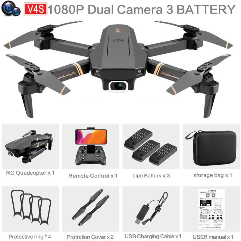 WIFI Quadcopter Drone W/live video & 4K/1080P HD