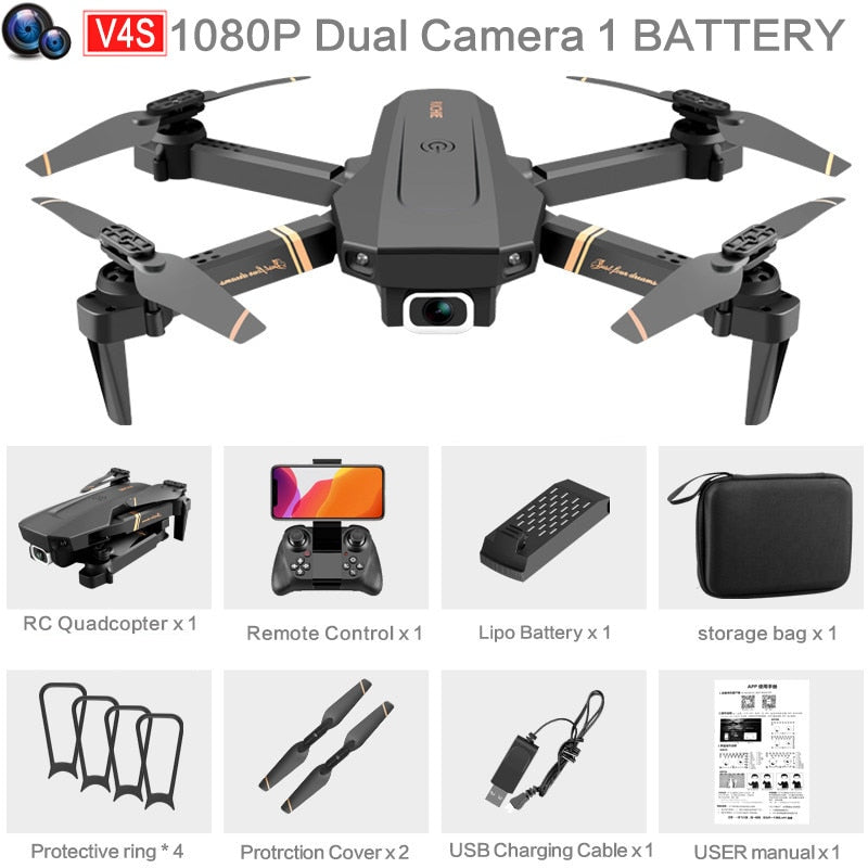 WIFI Quadcopter Drone W/live video & 4K/1080P HD