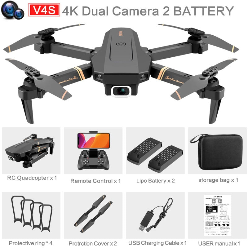 WIFI Quadcopter Drone W/live video & 4K/1080P HD